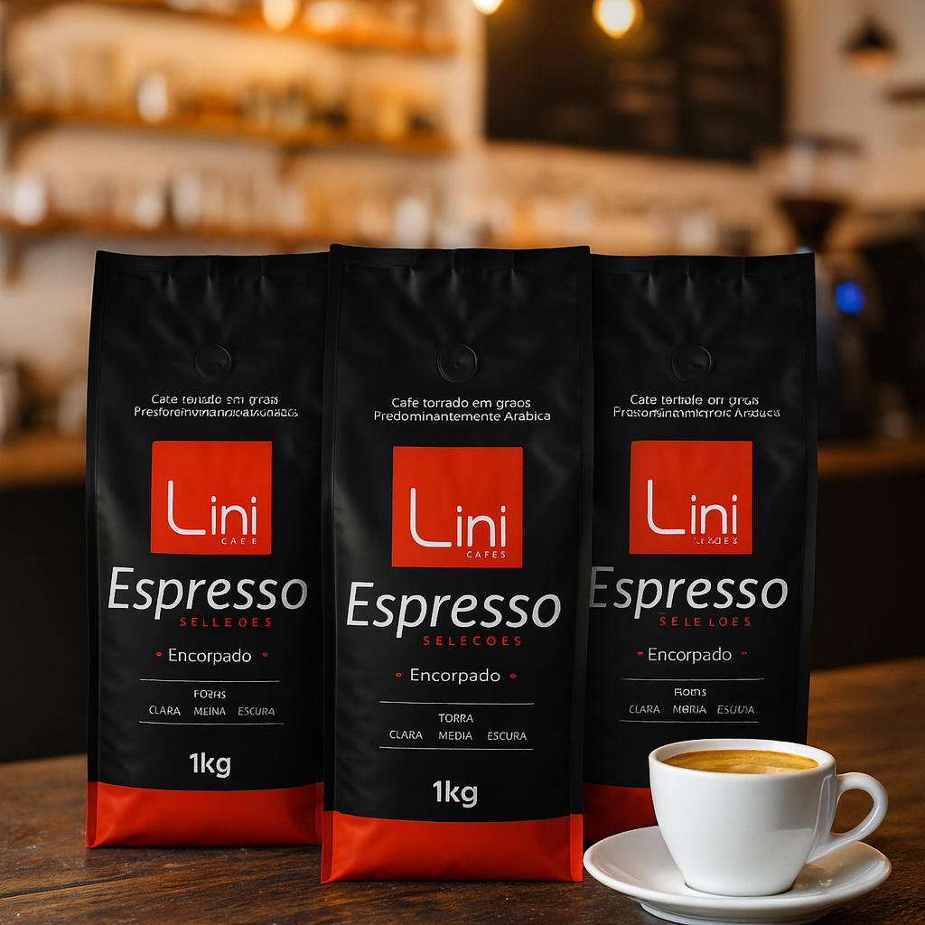Kit Café em Grãos Torrado Lini Seleções 3kg Arábica em Oferta na Shopee