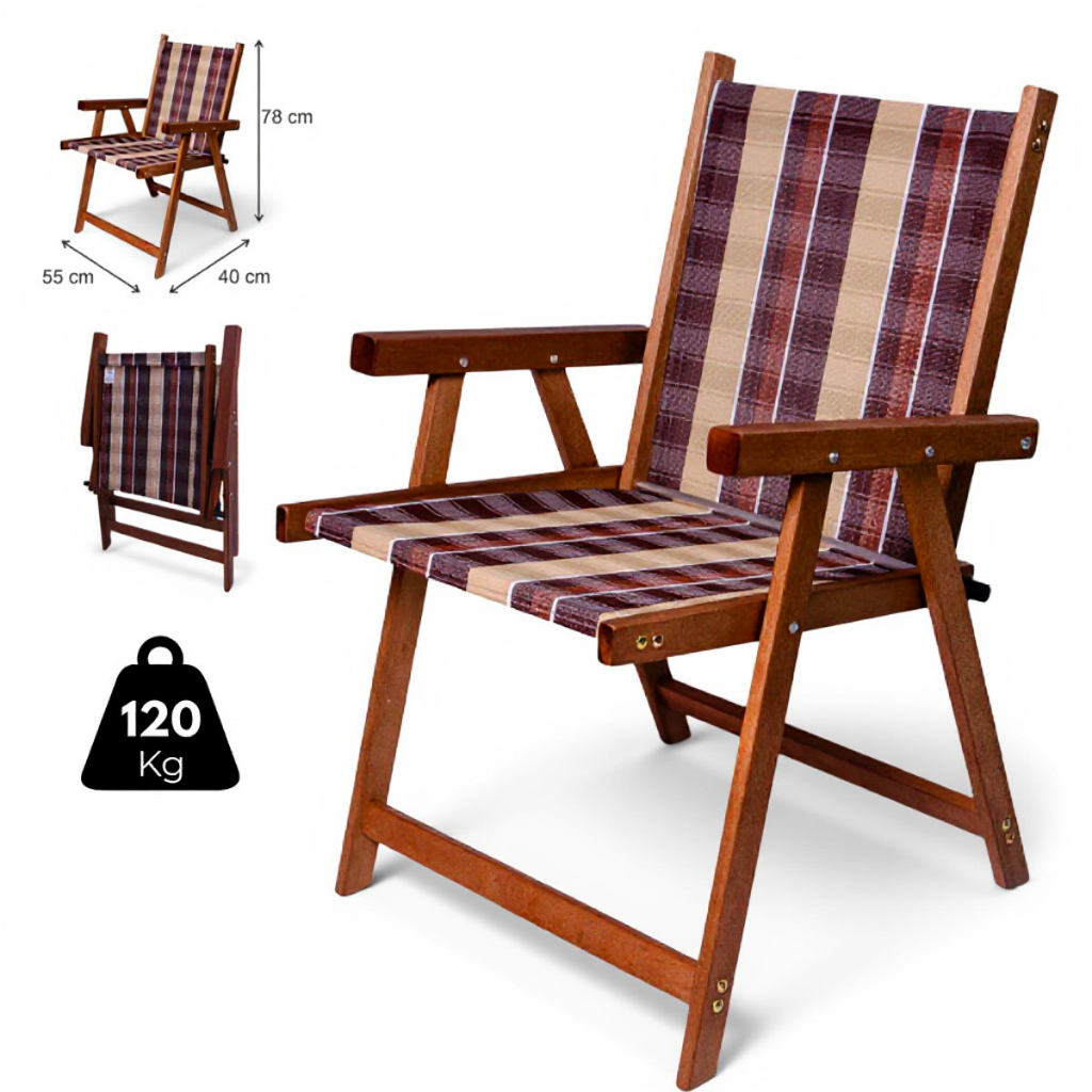 Cadeira de Madeira para Varanda na Black Friday 2025 | BuscaProdutos