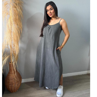 Vestido DEZA De Alcinha 100% Algodão Estonado Premium em Oferta na Shopee