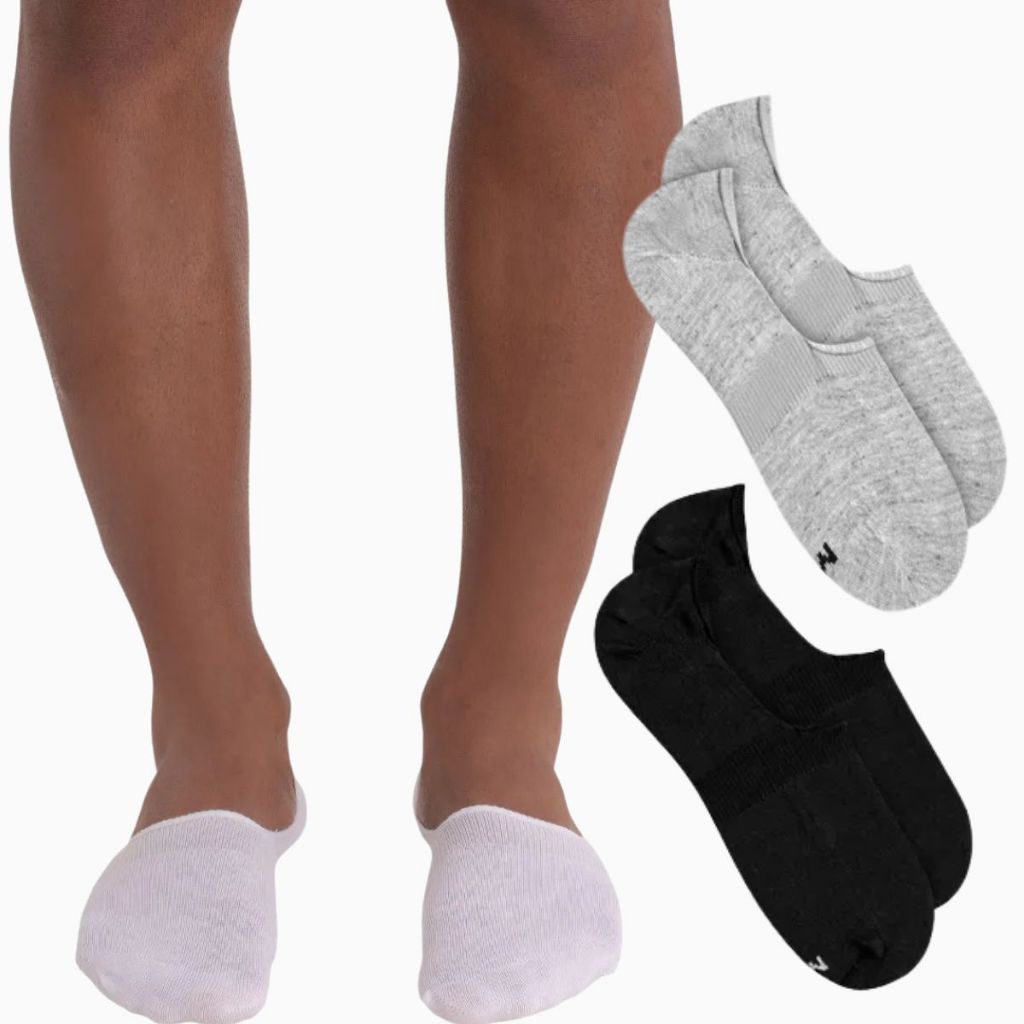 Kit 3 Pares Meias Sapatilha Invísivel Esportiva Casual Algodão Mash 217.01