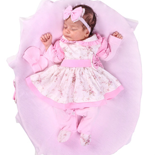 Saída de Maternidade Conjunto Delicada Menina Charmosinha Floral Baby 05 Peças em Oferta na Shopee