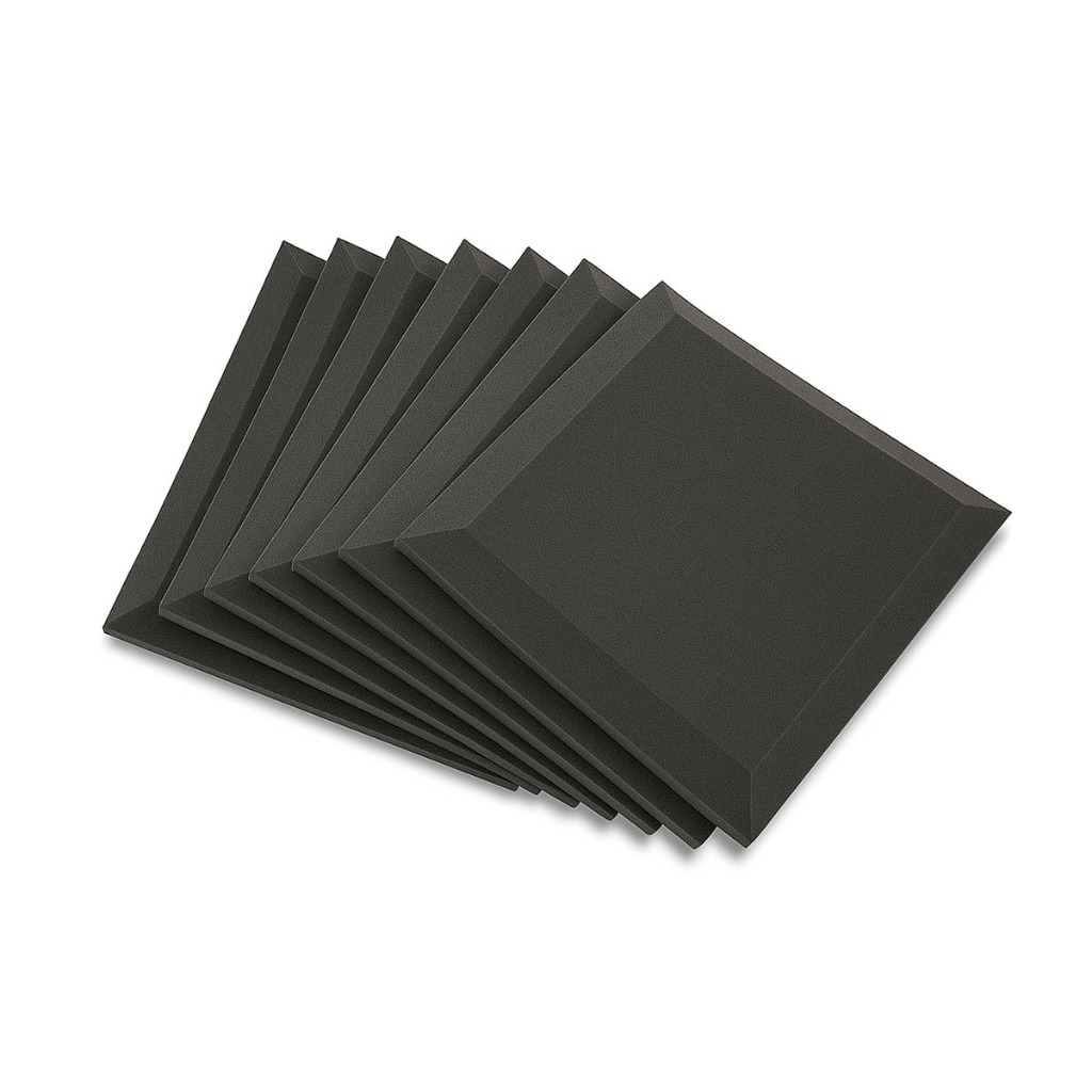 Kit 25 Placas Acústicas Lisas 30x30cm Espessuras De 2 A 5cm em Oferta na Shopee
