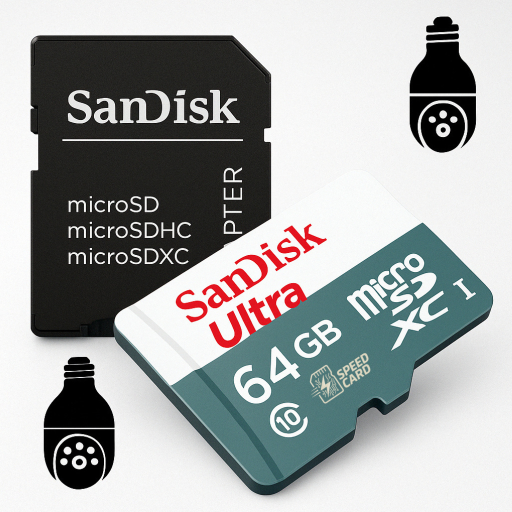 Cartão de Memória - MicroSD 64GB e 128GB Classe 10 Ultra: Câmeras de Segurança.