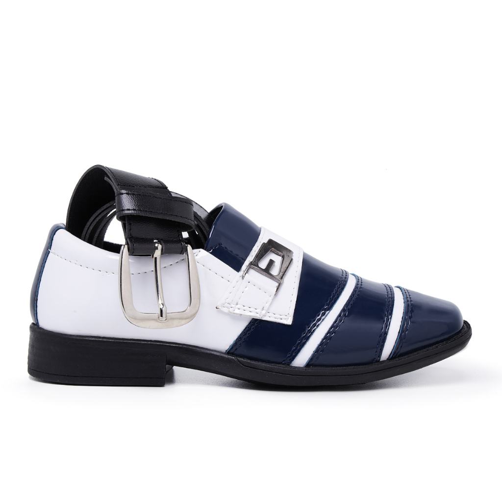 Sapato Social Infantil Criança Menino + Cinto Formal Pagem Escola Cores Confortável Barato