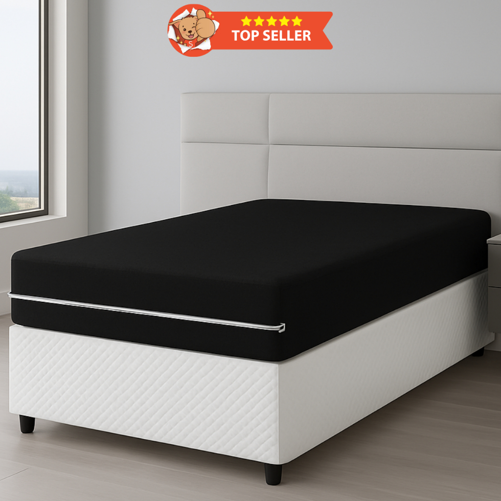 Capa para Colchão Solteiro 1,88x0,88x0,30 Malha Gel com Zíper Protetora