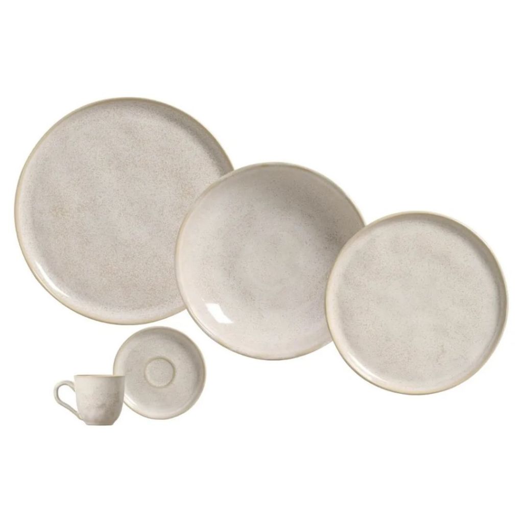 Aparelho De Jantar Bio Latte 30 Peças Porto Brasil Pratos Bege 6 Pessoas em Oferta na Shopee