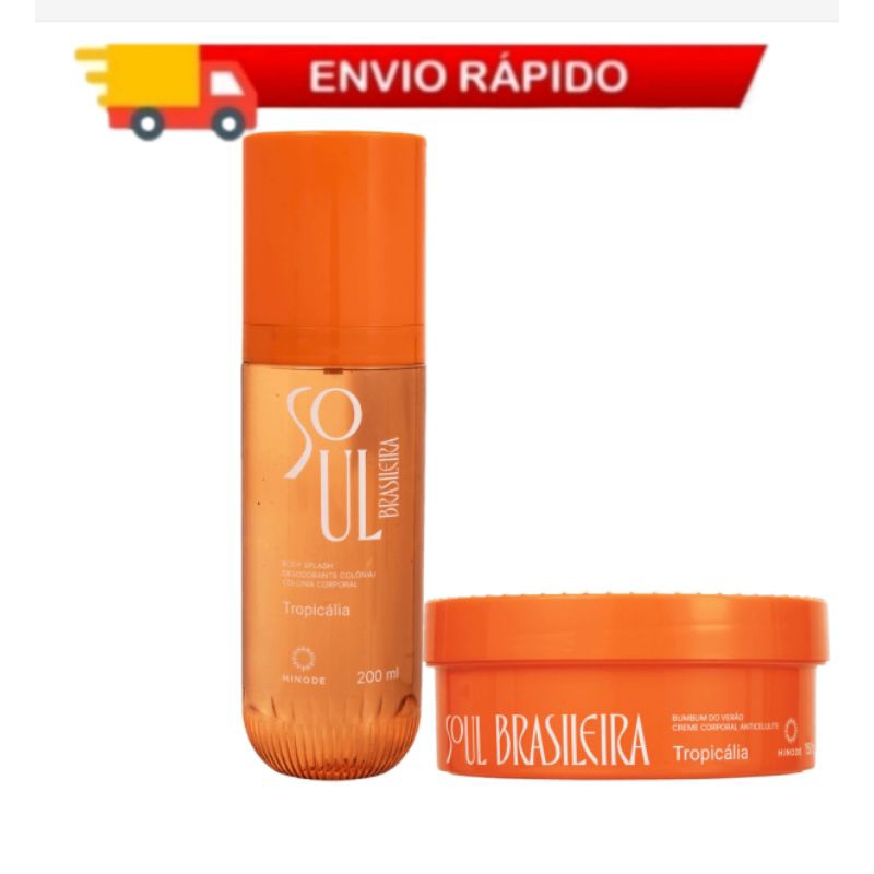 kit Body Splash + Bumbum De Verão Soul Brasileira Tropicália Hinode