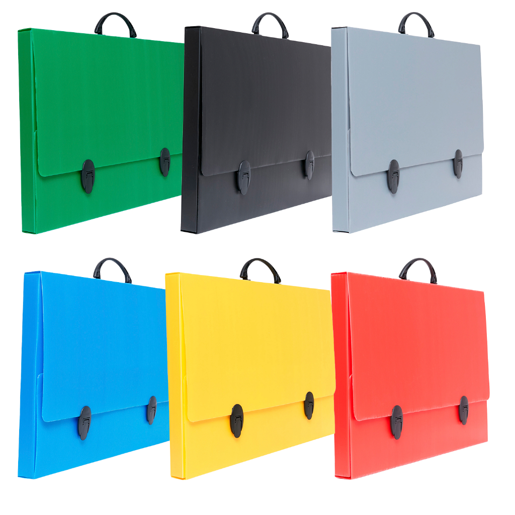 Pasta Maleta Polionda A3 Com Alça em Oferta na Shopee