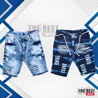 Kit com 2 Bermuda Jeans Masculina Fim de Ano Presente de Natal e Ano Novo Envio Rápido