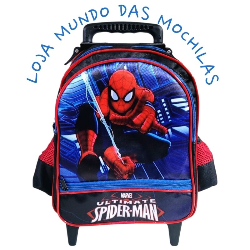 Mochila Escolar Infantil Pequena Com Rodinha Meninos E Meninas
