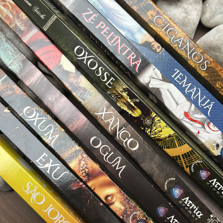 Kit Incenso Atria Guias e Orixás 0 Carvão 80 Var 10 Aromas em Oferta na Shopee