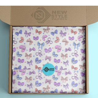 Papel de seda Premium 35x50 cm LACINHOS, LAÇOS em Oferta na Shopee