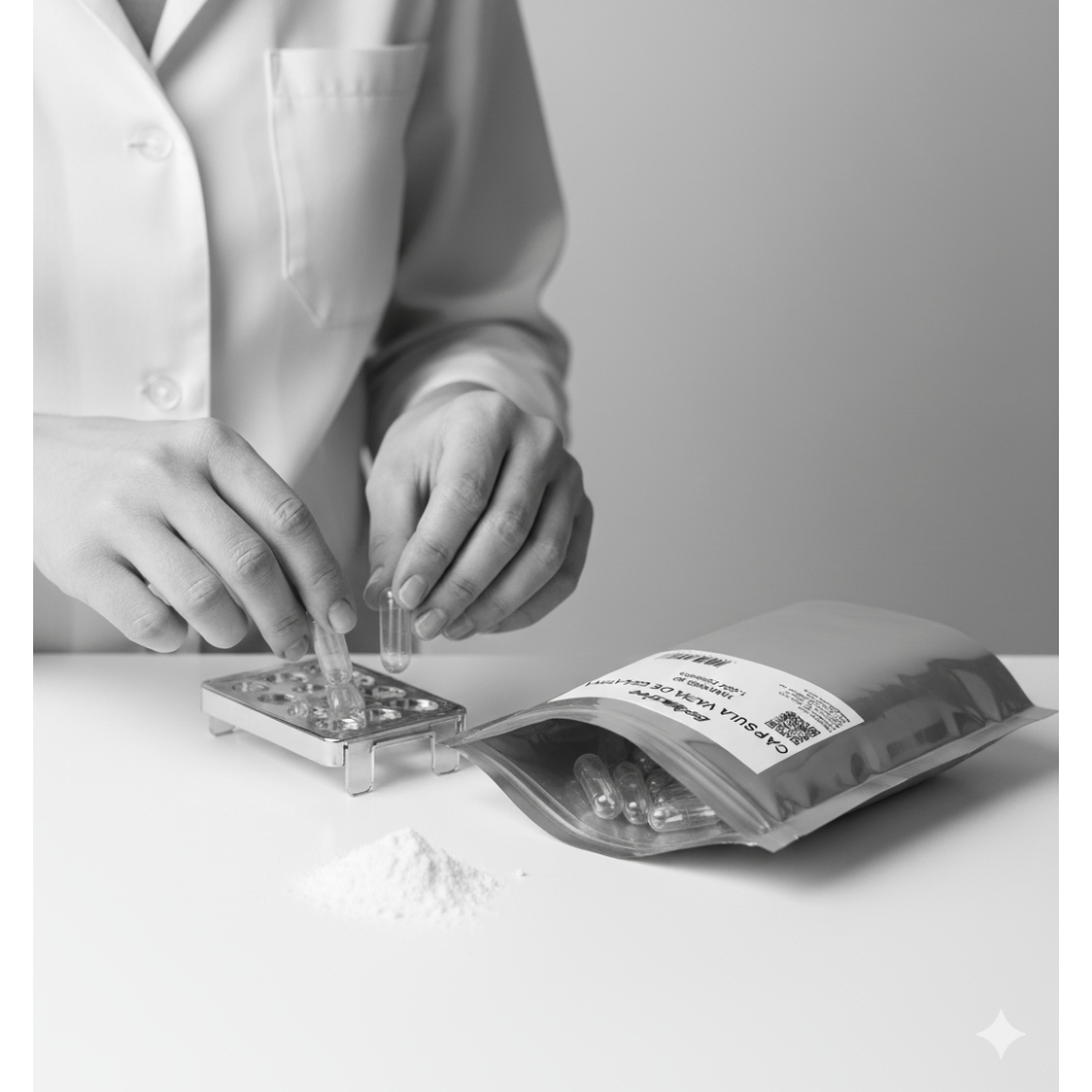 Cápsula Vazia De Gelatina Tamanho 0 1000-5000 Cápsulas Pacote