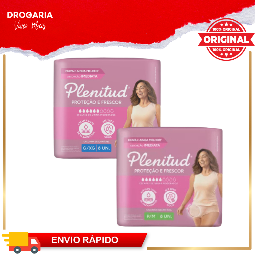 Plenitud Femme 8 Unidades (P/M - G/XG)