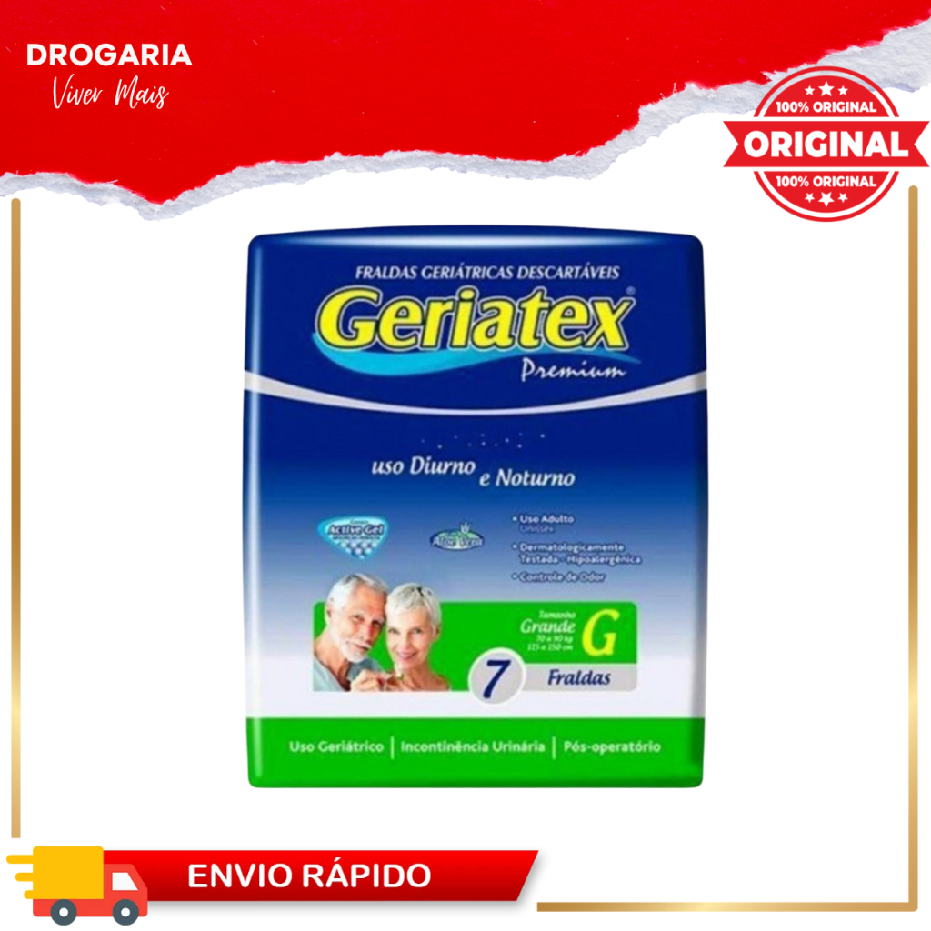 Fralda Geriatex Noturna G: Onde Comprar | BuscaProdutos