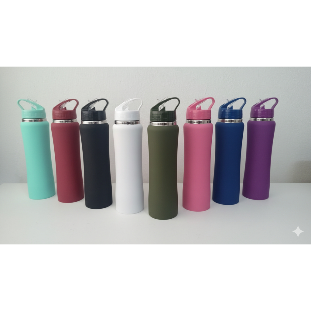 Garrafa Térmica 750ml Bebidas Inox squeeze Com Canudo Para Hidratação em Oferta na Shopee