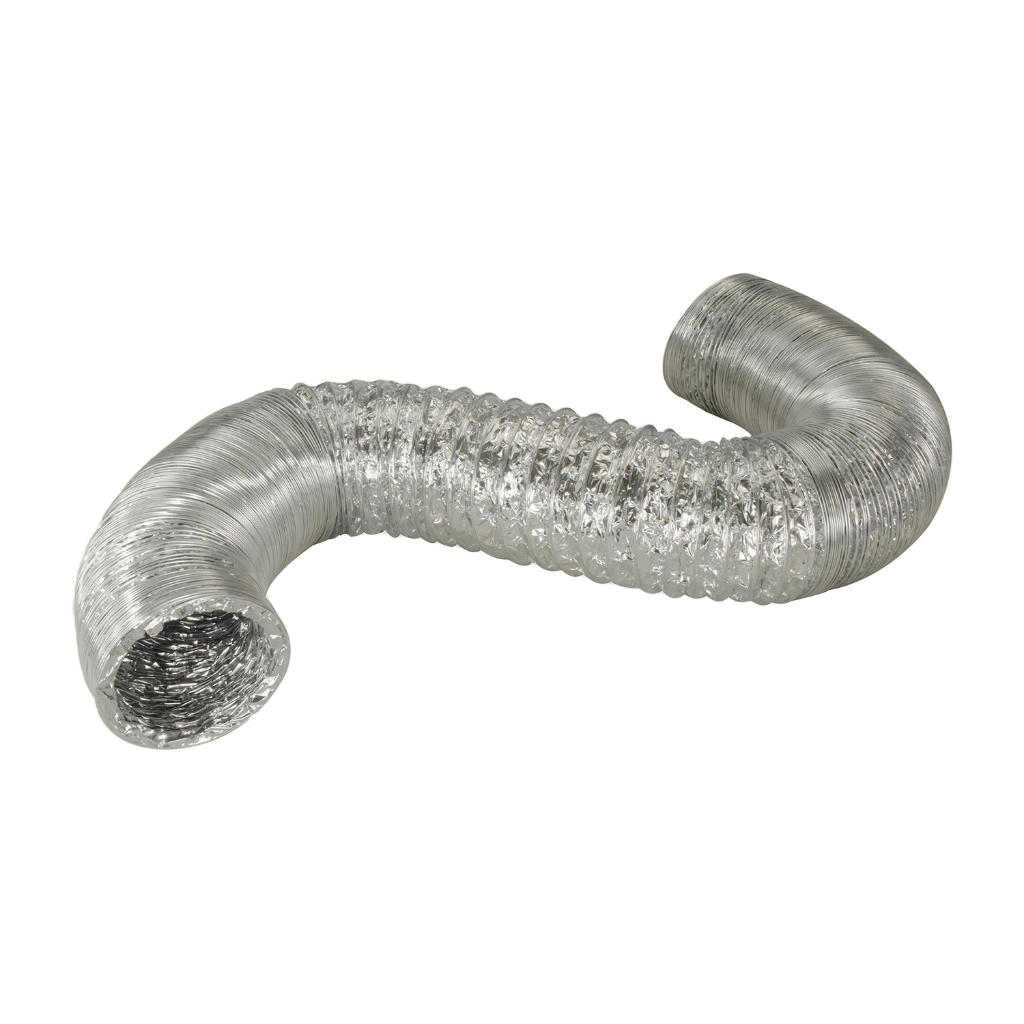 Duto Flexível Aluminizado 100mm Tubo 4 Polegadas para Exaustor Ventilação