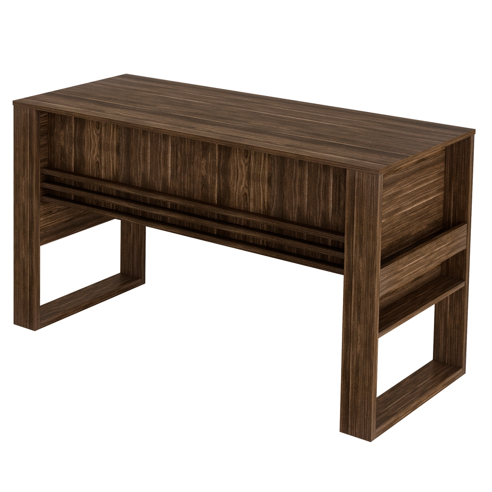 Mesa Escrivaninha para Escritório Home Office Nogal ME4146 - Tecnomobili em Oferta na Shopee