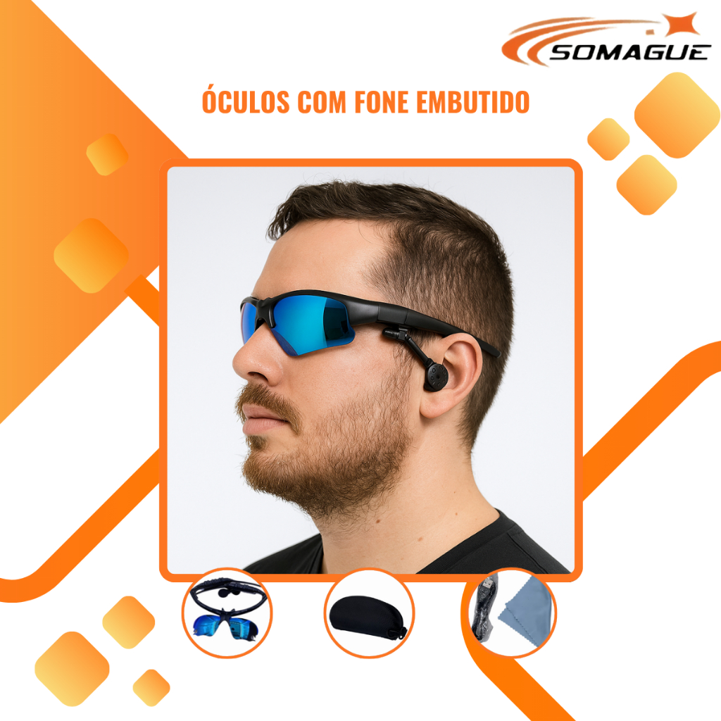 Óculos De Ciclismo Óculos De Ciclismo Óculos De Sol Bluetooth Portáteis Sem Fio Esportivos Óculos De Sol Fones De Ouvido