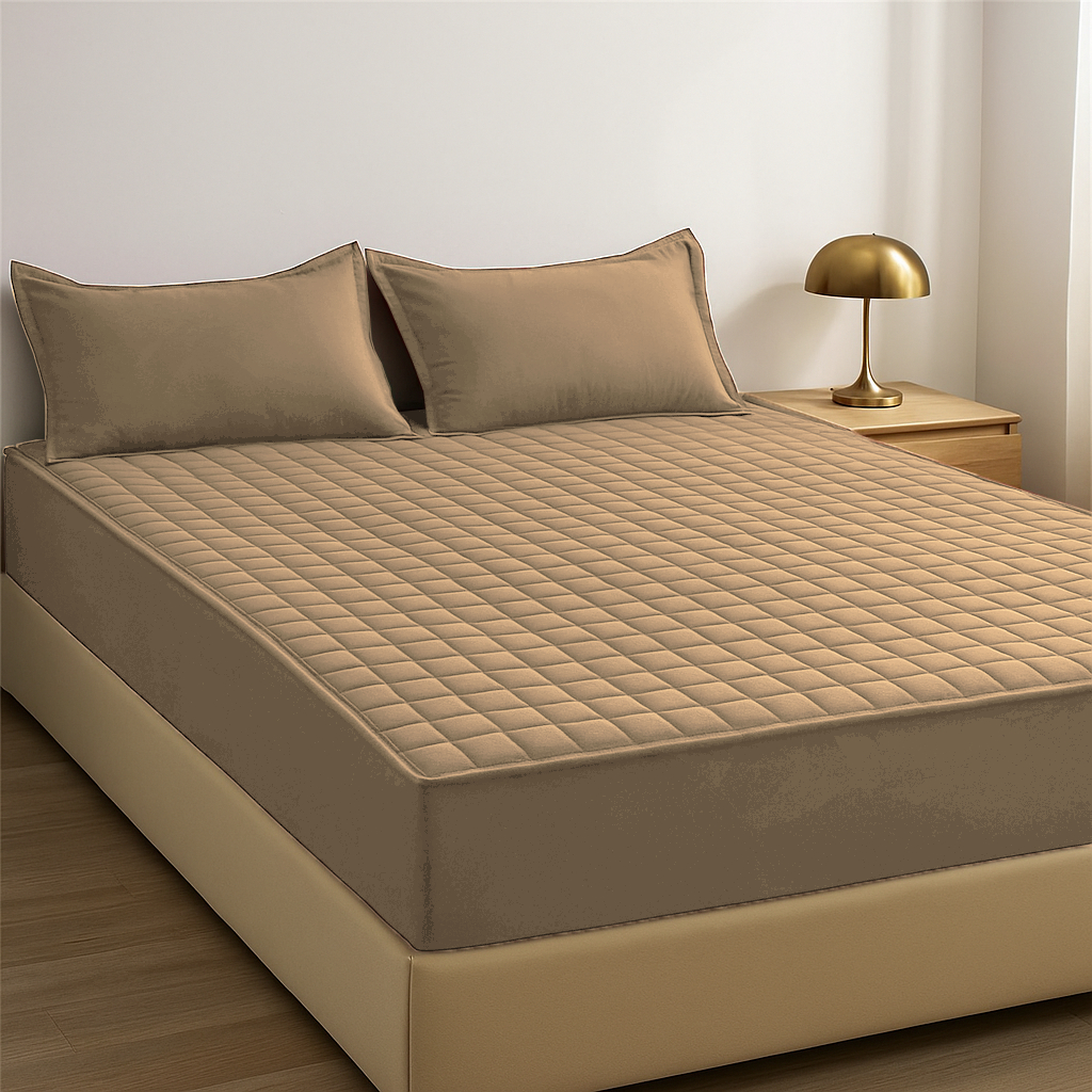 Protetor Impermeável Capa Colchão Matelada Cama Quarto Berço, Solteiro, Casal, Queen, King com Elástico