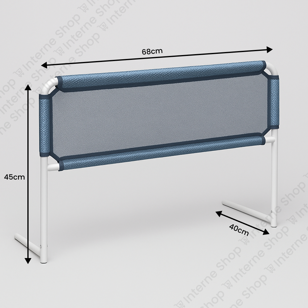 Grade  de Cama  Proteção .....  Para Bebe e Idosos ..CINZA
