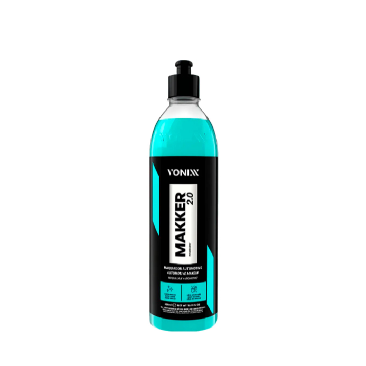 Cera Makker 2.0 Vonixx maquiagem automotiva revitaliza pinturas queimadas foscas desgastadas elimina riscos