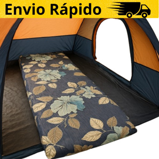 Colchonete Para Dormir Solteiro Dobrável Visita Camping Casa de Praia Tam 1,90 x 65  Espessura 5 cm em Oferta na Shopee