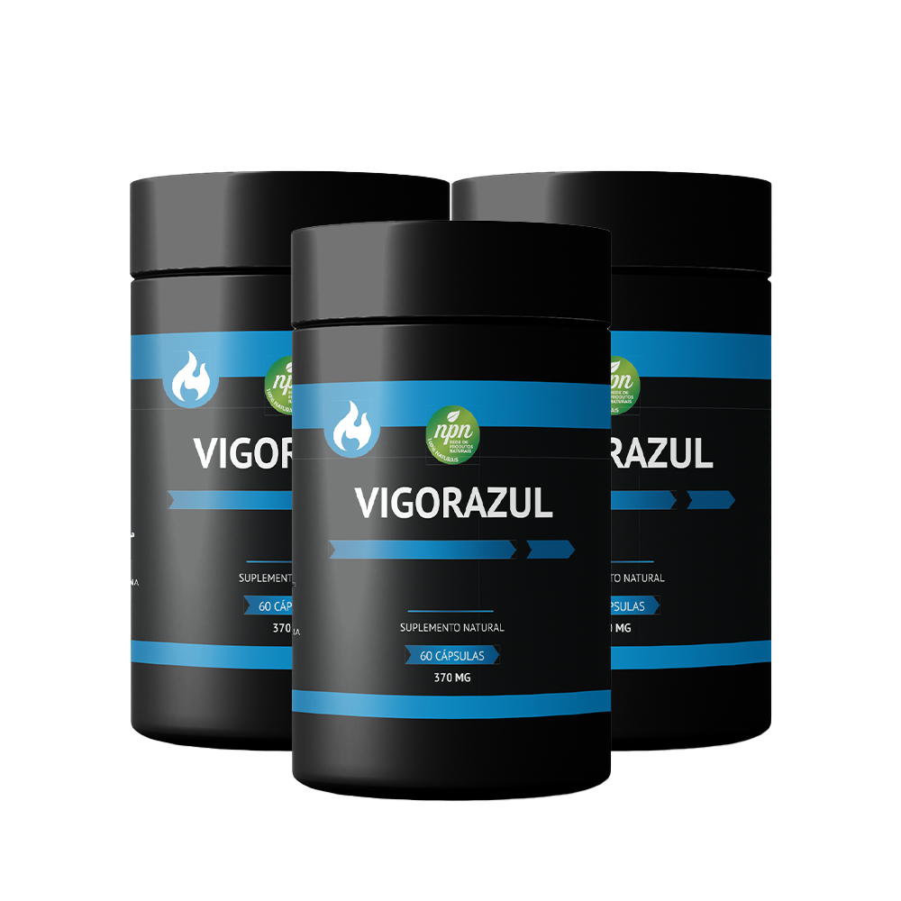 Vigor Azul Novo Original Envio Rápido Cápsulas