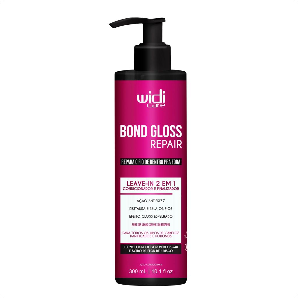 Bond Gloss Repair Leave-in 2em1 Ação Condicionante 300ml -  Widi Care