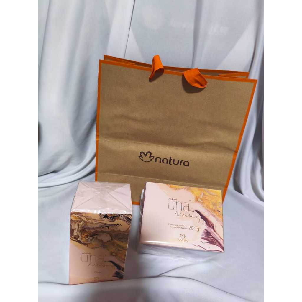 kit Desodorante Perfume Una Artisan 75 ml + Desodorante Hidratante Corporal Perfumado Una Artisan