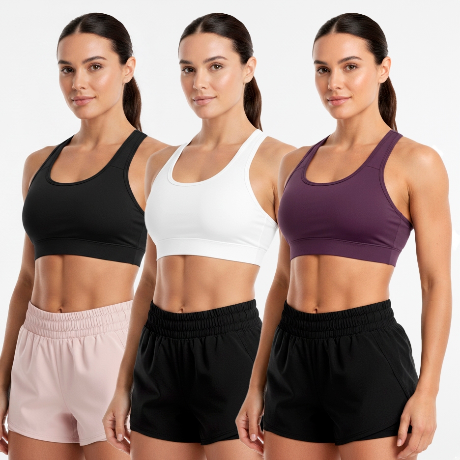 Kit 3 Top Cotton Fitness Sem Bojo Nadador Academia Barato Treino Crossfit em Oferta na Shopee