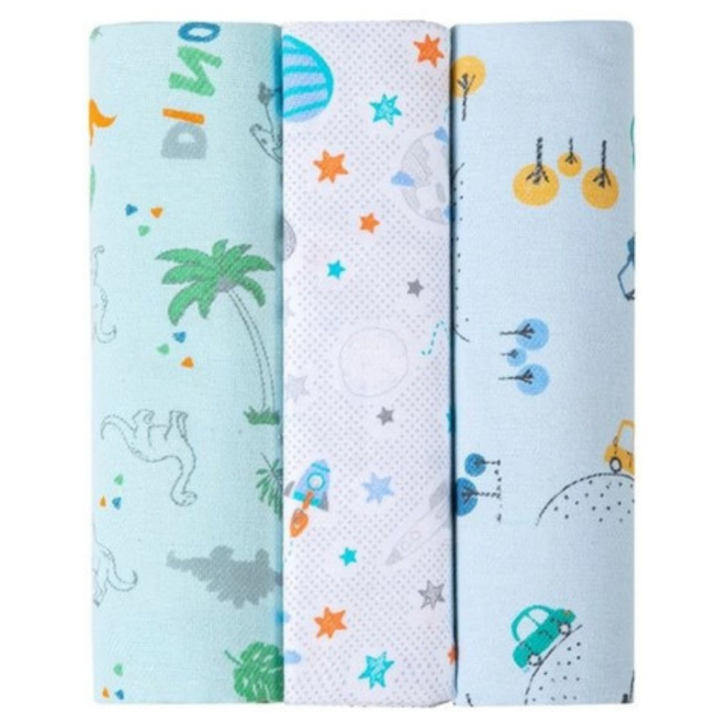 KIT 3 CUEIROS FLANELADOS PAPI ORIGINAL 100% ALGODÃO