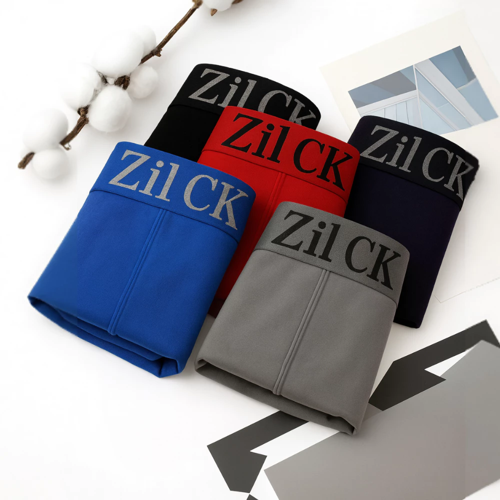 Kit com 10 Cuecas Boxer Masculina Microfibra com Forro 100% Algodão ou 5 Cueca Masculino