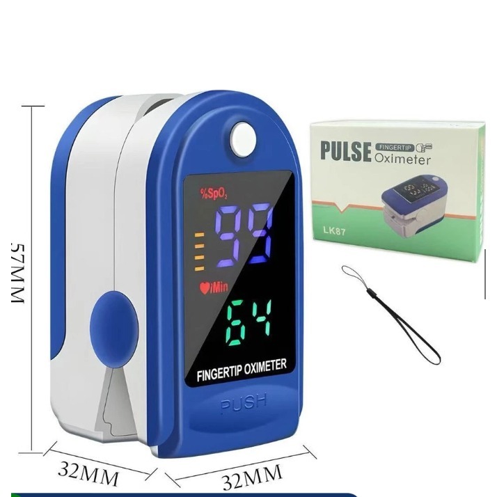 Novo Oxímetro de Dedo de Pulso Digital Batimento Cardíaco Monitor de Frequência