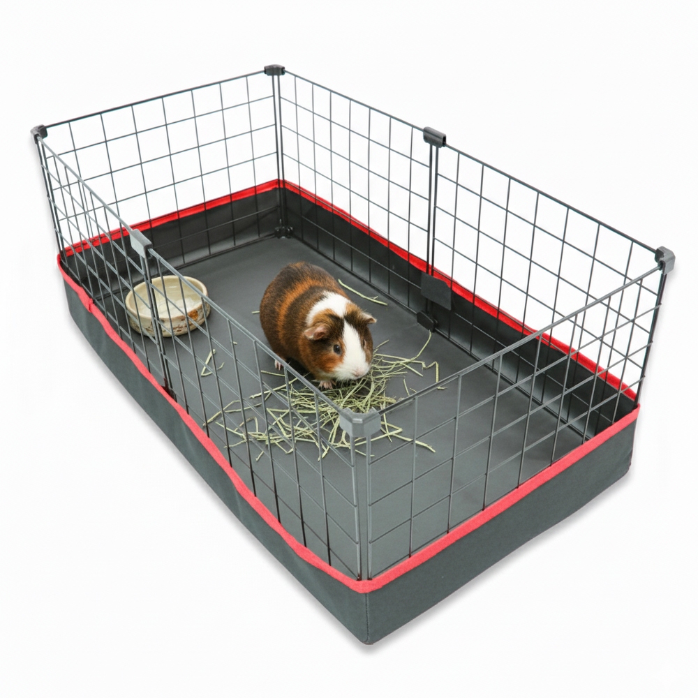 Cercado Porquinho da Índia 40x80cm Bandeja Higiênica Impermeável Nylon em Oferta na Shopee