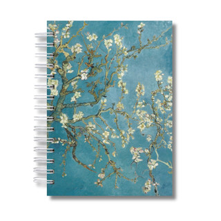 Caderno Sem Pautas Capa Dura A5 Van Gogh Amendoeira
