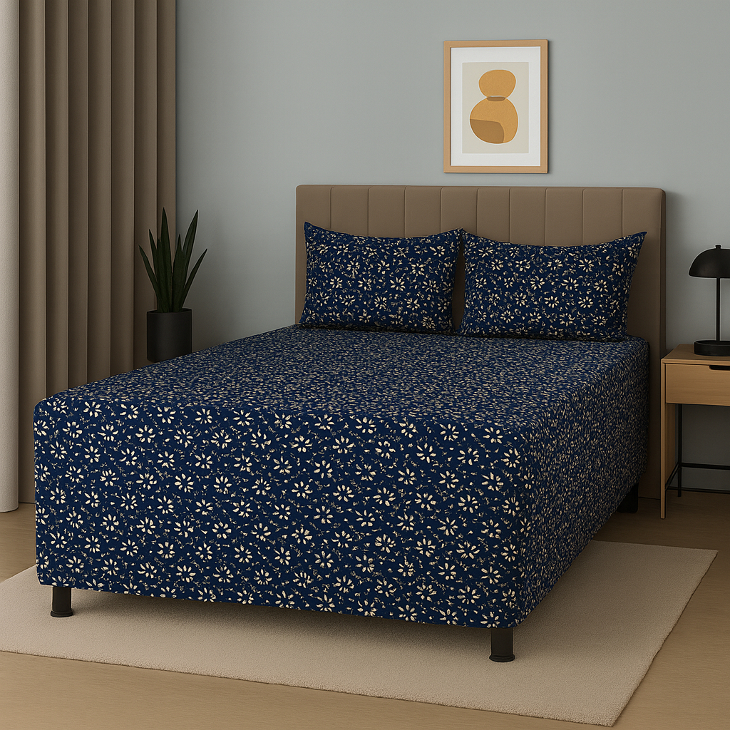 Jogo Capa Luva Box Casal 3 Peças Malha Gel Antialérgico Estampado em Oferta na Shopee