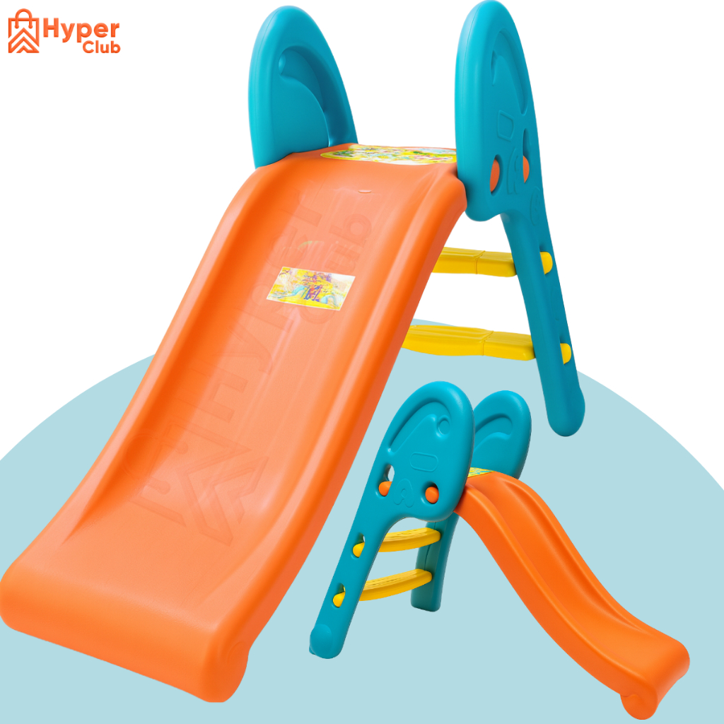 Escorregador Portátil Infantil 2 Degraus Toboga Grande Antiderrapante para Crianças