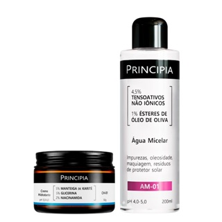 Principia Kit CH-01 e AM-01 (Creme hidratante CH-01 + Água Micelar AM-01) em Oferta na Shopee