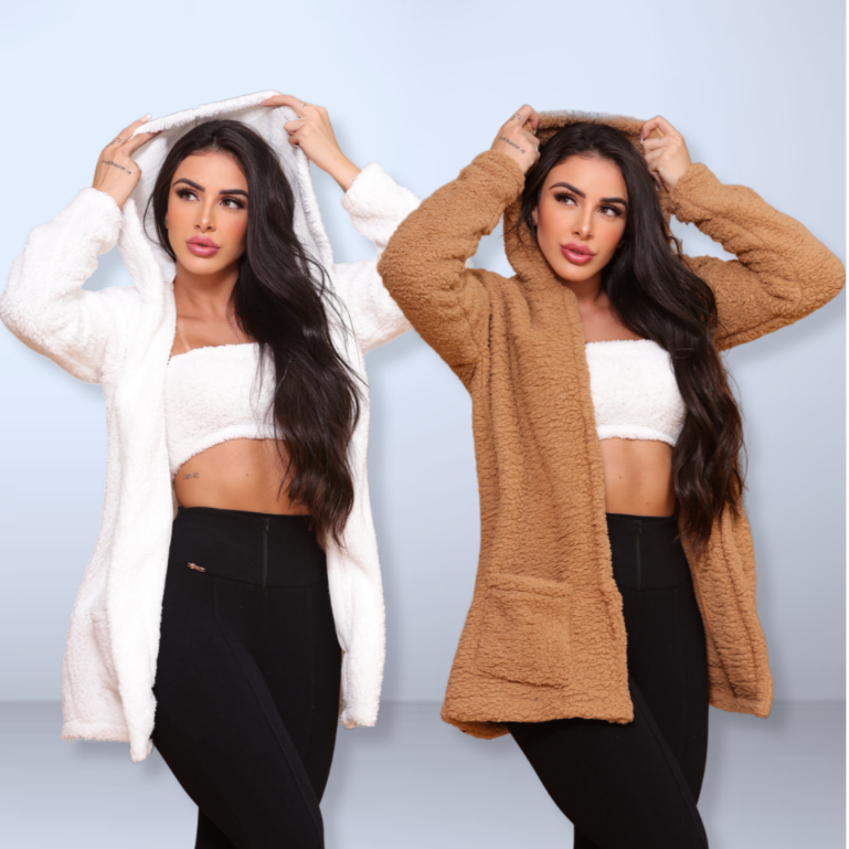 Kit 2 Casacos Teddy /Plus SIZE em Oferta na Shopee