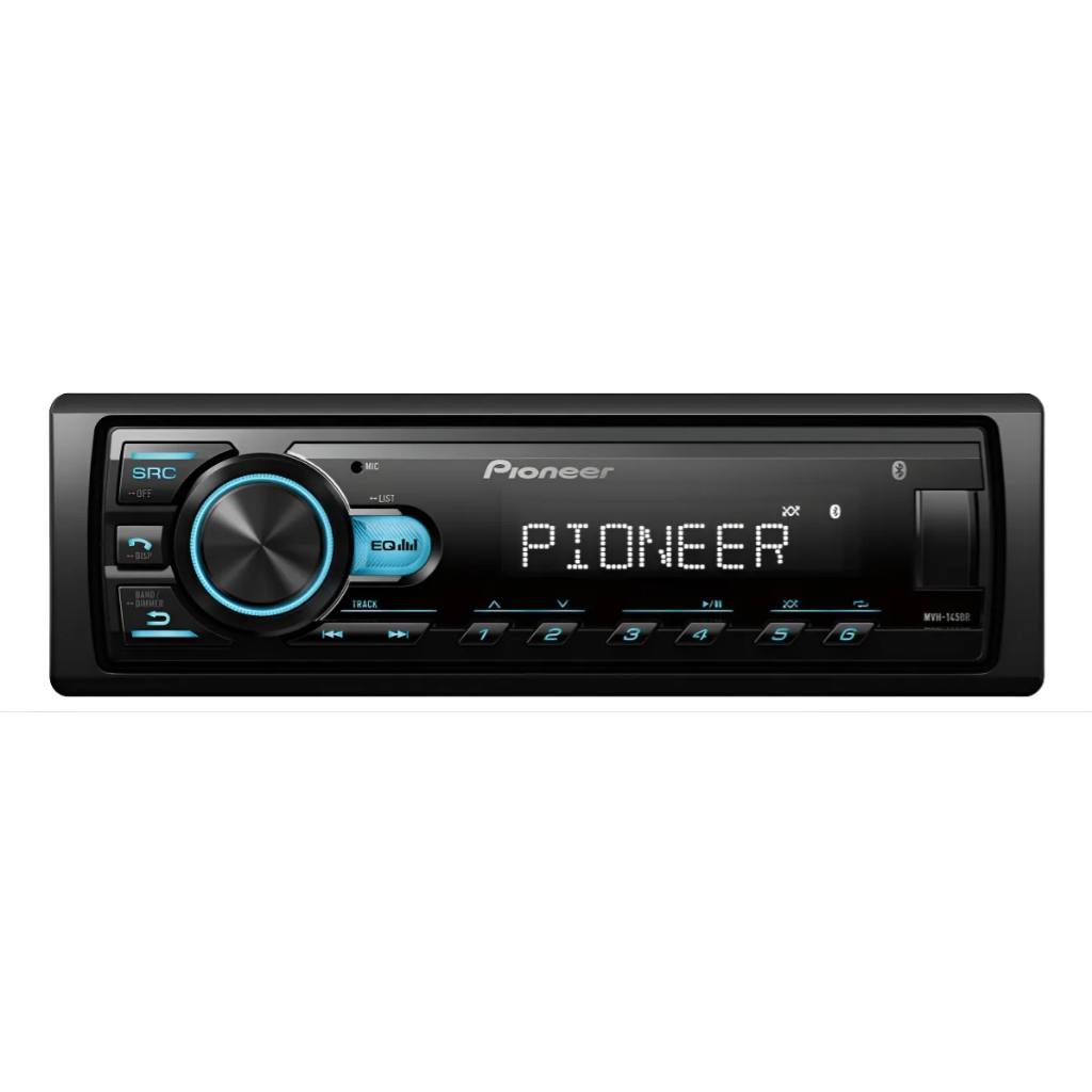Rádio Pionner Mvh-145br Mp3 Player Som Automotivo Usb Bt