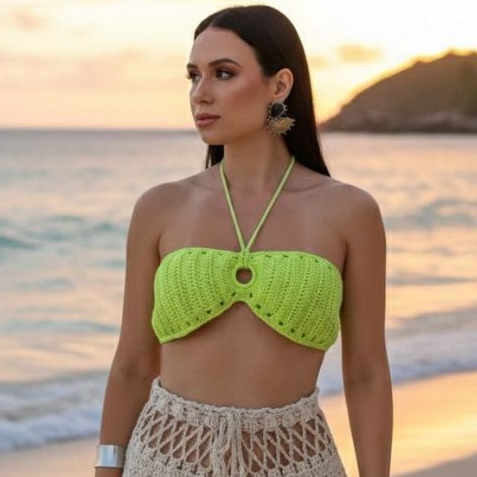 Cropped Biquíni de Crochê: Onde Comprar | BuscaProdutos