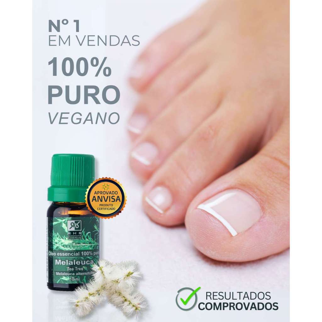 Óleo essencial de Melaleuca 100% puro - RHR em Oferta na Shopee