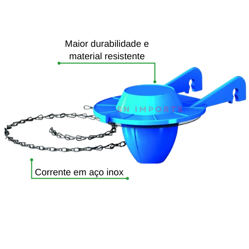 Obturador Universal Descarga com Corrente