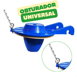 Obturador Universal Descarga com Corrente em Oferta na Shopee