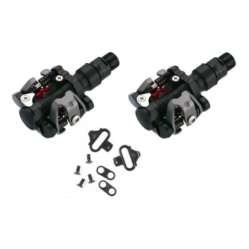 Pedal Clip Wellgo M919 440g Preto + Taquinhos