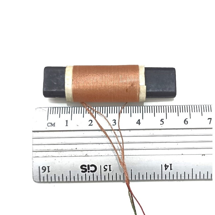 Bobina  de  antena  AM  4 fios  rádio transistor antigo de pilha ou só Ferrite  restauro ou conserto