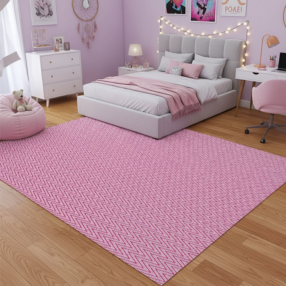 Tapete Juvenil Antiderrapante de Algodão – 1,40 x 2,00 m