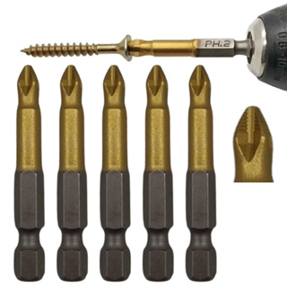 Ponta Bits PH2 50mm Kit 5 peças Philips Titânio Ponteira Magnética Antiderrapante Parafusadera Imandata Mercantil em Oferta na Shopee