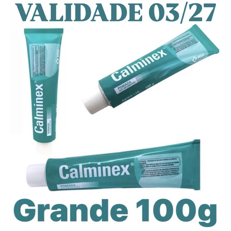 Calminex 100 Gramas em Oferta na Shopee